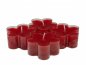 Preview: Teelichter in Blütenform im Acryl Cup, rote Outdoor Kerze von Wenzel